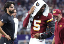 Sunday Aftermath: Jayden Daniels’ bad break, the Bears’ about-face, and more