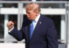 ‘Four more years!’: Crowd chants for President Trump