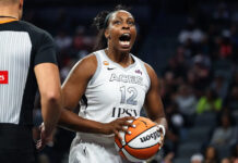 TST Images: Aces defeat the Sparks, 89-79, at Michelob ULTRA Arena