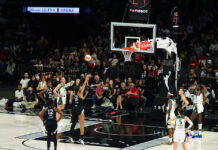 TST Images: Aces defeat the Storm, 98-77 at Michelob ULTRA Arena