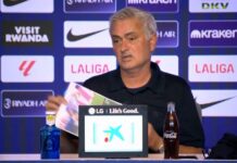 Mourinho holds up images of ‘two clear red cards’ after Atletico defeat