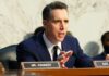 Hawley zeroes in on Lia Thomas locker room controversy: ‘Did they consent?’