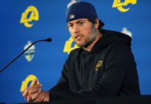Giants assistant Chad Hall gets unique Matthew Stafford reunion in Los Angeles