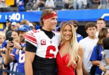 Jaxson Dart’s girlfriend writes heartfelt message to QB following devastating injury