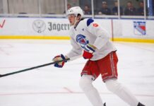 Matt Rempe desperate to not let this Rangers chance pass him by