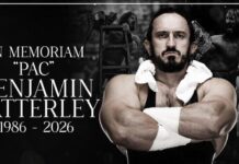 Benjamin Satterley, pro wrestler known as “Pac,” dies at 40