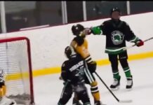 11-year-old suspended for vicious hockey stick attack as league investigates