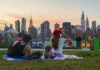 Woman catches sunset at park is surprised when she sees who’s right next to her