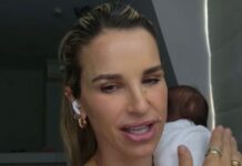 Vogue Williams hits back at criticism after being accused of ‘breaking maternity law’