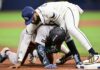 Yankees’ Austin Wells breaks up Drew Rasmussen’s no-hit bid in eighth — and gets thrown out at third in stunner