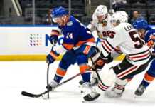 Islanders still awaiting Bo Horvat’s status after illegal head check knocked him out of game