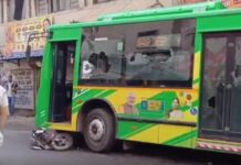 1 Killed, 5 Injured After DTC Bus Hits Scooter In Delhi’s Anand Parbat
