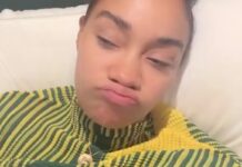 Pregnant Leigh-Anne Pinnock shows baby bump saying ‘today I had to say absolutely not’