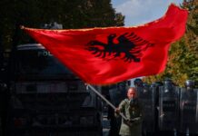 Photos: Antigovernment protesters clash with police in Albania’s capital
