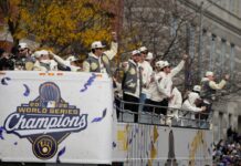 The Brewers haven’t slept since winning the World Series — as they slam beers at wild parade celebration