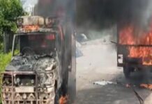 Warangal: Major Fire Breaks Out at Plastic Scrap Shop