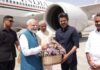 Modi Reaches Chennai to Launch Projects Worth Rs 13,000 Crore