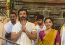 Vijay Deverakonda, Rashmika Mandanna Offer Prayers at Tirumala Temple