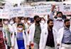Telangana FMG Interns Conducted Peaceful Swabhiman Rally from Jalavihar to People’s Plaza