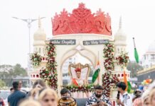 Hyderabad Welcomes Mrs. Unity World Asha Deepika Attaluri with Royal Rath Yatra