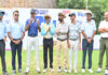 Hyderabad: CV Anand Performs Ceremonial Tee-Off for NMDC TPGL Season VI