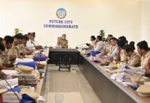 Future City Police Commissioner Tarun Joshi Holds Crime Review Meeting