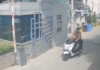 Chandrayangutta: Man Steals SUV’s Spare Tyre in Broad Daylight, Flees on Scooty