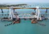 Warning Signal Cage No. 2 Hoisted At Pamban Port