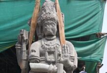 ASI Speeds Up Restoration Of Broken Dwarapalakas At Thousand Pillar Temple