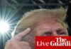 Trump targets Ilhan Omar at rally following raid on her home – US politics live