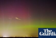 Skies across the UK illuminated by the northern lights