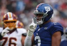 Abdul Carter sits out Giants practice due to unexpected calf injury