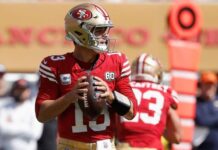 San Francisco 49ers go 6-0 on record-breaking night for QB Brock Purdy but lose another wide receiver