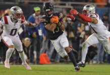 ‘It speaks to who we are’ – Odunze hails Bears’ gritty win over Patriots
