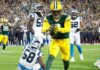 Packers’ Jacobs defends ‘handcuffs’ celebration in win over Panthers