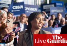 Conservatives claim ‘major victory’ as Tory conference begins after Labour scraps plans to curb jury trials – UK politics live