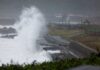 Typhoon Champi kills one and injures more than 500 in Taiwan as it heads to China