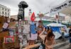 ‘Now is the moment’: housing activists at Madrid encampment pin wary hopes on Spain’s early election