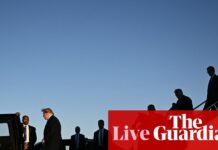 Politico reportedly barred from traveling with Trump amid administration’s crackdown on White House coverage – live