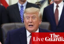 White House again blocks CNN from press pool as Trump rages against media in wide-ranging interview – live