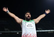 Shot putter Khosravi snatches gold in Asian Para Games