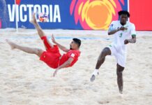 Iran beach soccer thrash Oman in Belarus tournament