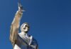 Protesters unveil melting Ron DeSantis statue to signify his inaction on climate crisis
