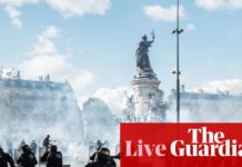 Whole streets in Paris ‘devastated’ by protests, says mayor, as France demonstrations continue – Europe live