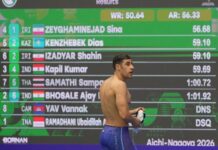 Para swimmer Zeighaminejad seizes Iran’s third gold at Nagoya