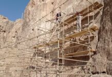 Restoration of Sassanid reliefs at Naqsh-e Rostam nears completion after three decades
