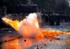 Foreign Office warns Germans in France as ‘war-like’ protests spread