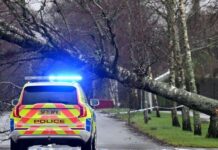 Amber warning in place as Storm Austen hits parts of UK