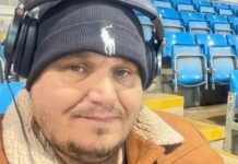 BBC Radio star has mic snatched at football match as fan screams abuse at him