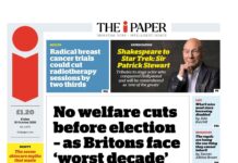 The Papers: ‘No welfare cuts before election’ and ‘Police probe Epstein’s Balmoral stay’